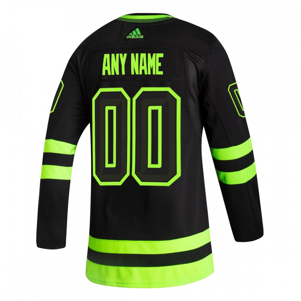 Dallas Stars adidas 2020/21 Alternate - Authentic Custom Jersey - Black-Pro Kit Vault | Brand New 26/27 Sports Jerseys